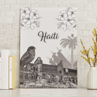 Haiti Citadelle Laferriere Canvas Wall Art Hispaniolan Trogon and Plumeria - Wonder Print Shop