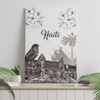 Haiti Citadelle Laferriere Canvas Wall Art Hispaniolan Trogon and Plumeria - Wonder Print Shop