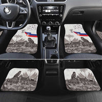 Haiti Citadelle Laferriere Car Mats Hispaniolan Trogon and Plumeria - Wonder Print Shop