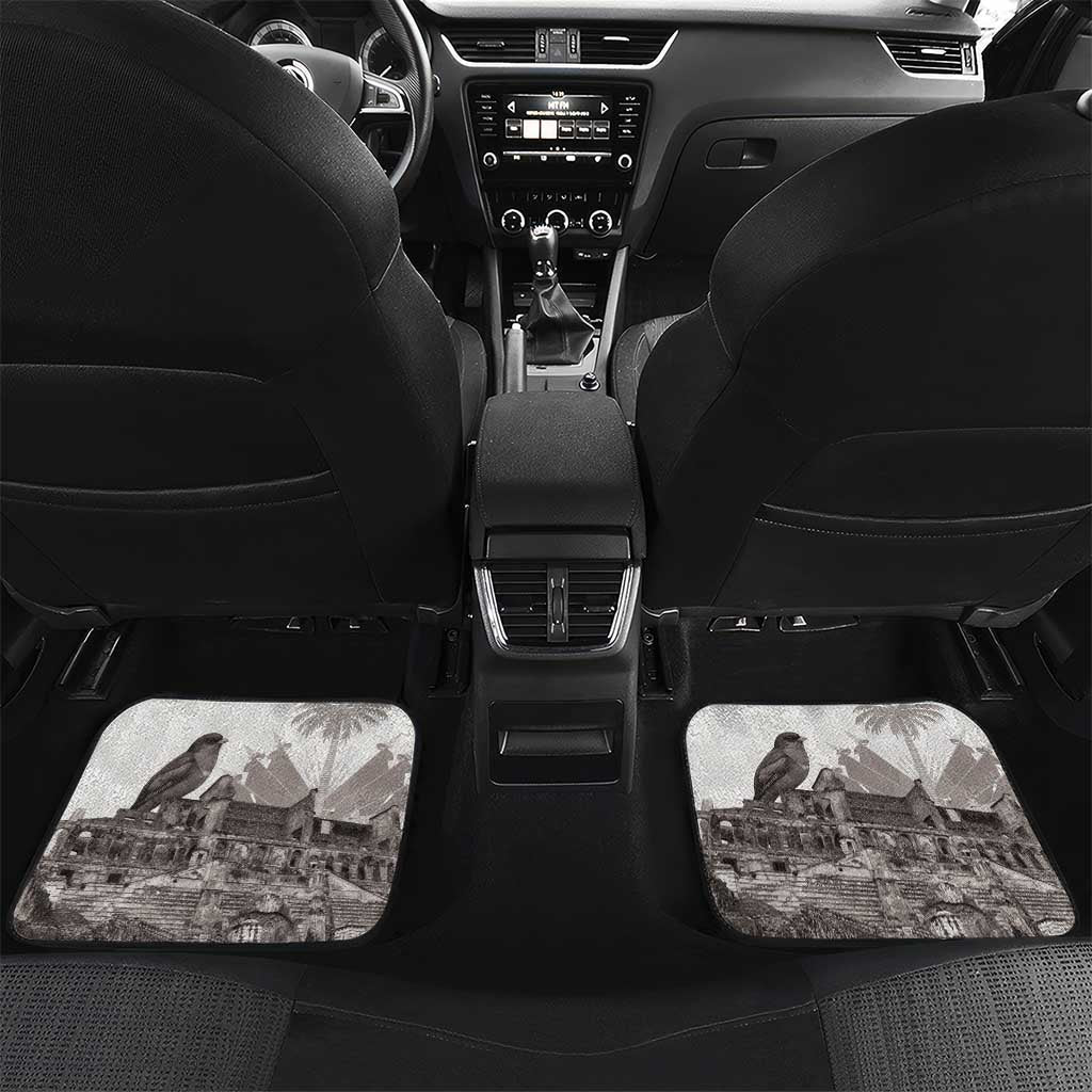 Haiti Citadelle Laferriere Car Mats Hispaniolan Trogon and Plumeria - Wonder Print Shop