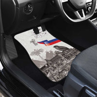 Haiti Citadelle Laferriere Car Mats Hispaniolan Trogon and Plumeria - Wonder Print Shop
