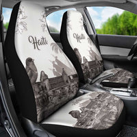 Haiti Citadelle Laferriere Car Seat Cover Hispaniolan Trogon and Plumeria - Wonder Print Shop