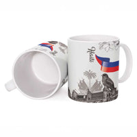 Haiti Citadelle Laferriere Ceramic Mug Hispaniolan Trogon and Plumeria - Wonder Print Shop