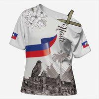 Haiti Citadelle Laferriere Cross Shoulder Shirt Hispaniolan Trogon and Plumeria - Wonder Print Shop