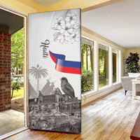 Haiti Citadelle Laferriere Door Cover Hispaniolan Trogon and Plumeria - Wonder Print Shop