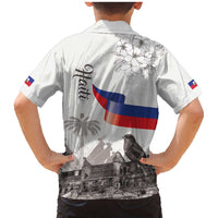 Haiti Citadelle Laferriere Family Matching Mermaid Dress and Hawaiian Shirt Hispaniolan Trogon and Plumeria - Wonder Print Shop