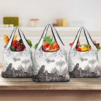 Haiti Citadelle Laferriere Grocery Bag Hispaniolan Trogon and Plumeria - Wonder Print Shop