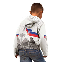 Haiti Citadelle Laferriere Kid Hoodie Hispaniolan Trogon and Plumeria - Wonder Print Shop