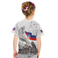 Haiti Citadelle Laferriere Kid T Shirt Hispaniolan Trogon and Plumeria - Wonder Print Shop