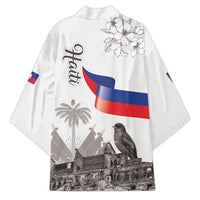 Haiti Citadelle Laferriere Kimono Hispaniolan Trogon and Plumeria - Wonder Print Shop