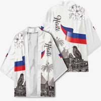 Haiti Citadelle Laferriere Kimono Hispaniolan Trogon and Plumeria - Wonder Print Shop