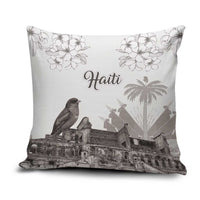 Haiti Citadelle Laferriere Pillow Cover Hispaniolan Trogon and Plumeria - Wonder Print Shop