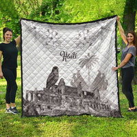 Haiti Citadelle Laferriere Quilt Hispaniolan Trogon and Plumeria - Wonder Print Shop