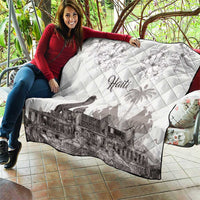 Haiti Citadelle Laferriere Quilt Hispaniolan Trogon and Plumeria - Wonder Print Shop