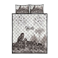 Haiti Citadelle Laferriere Quilt Bed Set Hispaniolan Trogon and Plumeria - Wonder Print Shop