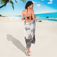Haiti Citadelle Laferriere Sarong Hispaniolan Trogon and Plumeria - Wonder Print Shop