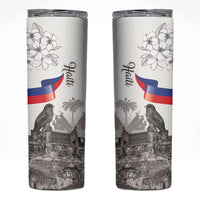 Haiti Citadelle Laferriere Skinny Tumbler Hispaniolan Trogon and Plumeria - Wonder Print Shop
