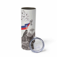Haiti Citadelle Laferriere Skinny Tumbler Hispaniolan Trogon and Plumeria - Wonder Print Shop