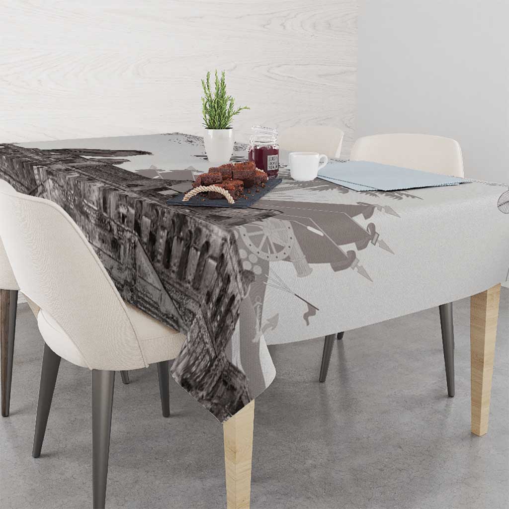 Haiti Citadelle Laferriere Tablecloth Hispaniolan Trogon and Plumeria - Wonder Print Shop