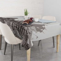 Haiti Citadelle Laferriere Tablecloth Hispaniolan Trogon and Plumeria - Wonder Print Shop