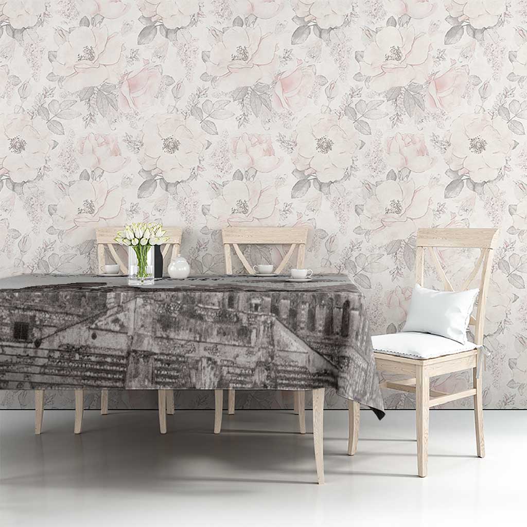 Haiti Citadelle Laferriere Tablecloth Hispaniolan Trogon and Plumeria - Wonder Print Shop