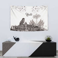 Haiti Citadelle Laferriere Tapestry Hispaniolan Trogon and Plumeria - Wonder Print Shop
