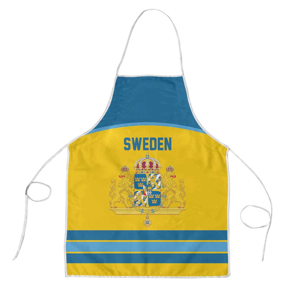 Sweden Ice Hockey Apron Swedish Coat of Arms Design
