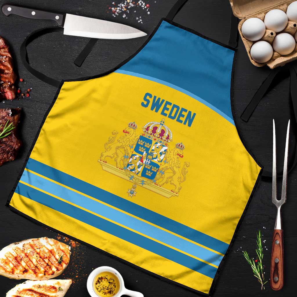 Sweden Ice Hockey Apron Swedish Coat of Arms Design