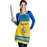 Sweden Ice Hockey Apron Swedish Coat of Arms Design