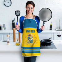 Sweden Ice Hockey Apron Swedish Coat of Arms Design