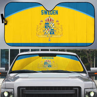 Sweden Ice Hockey Auto Sun Shade Swedish Coat of Arms Design