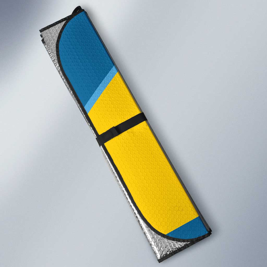 Sweden Ice Hockey Auto Sun Shade Swedish Coat of Arms Design