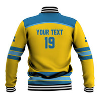 Sweden Ice Hockey Custom Baseball Jacket Swedish Coat of Arms Design