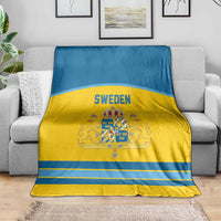 Sweden Ice Hockey Blanket Swedish Coat of Arms Design