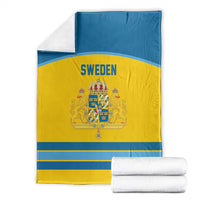 Sweden Ice Hockey Blanket Swedish Coat of Arms Design