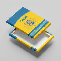 Sweden Ice Hockey Canvas Wall Art Swedish Coat of Arms Design