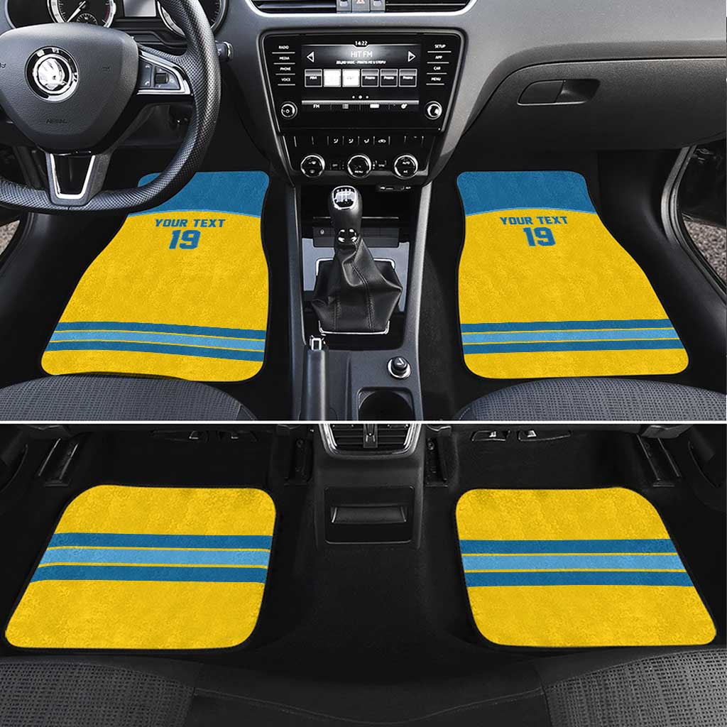 Sweden Ice Hockey Custom Car Mats Swedish Coat of Arms Design