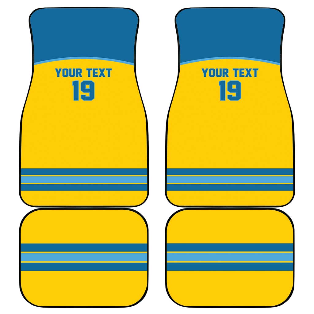 Sweden Ice Hockey Custom Car Mats Swedish Coat of Arms Design