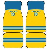 Sweden Ice Hockey Custom Car Mats Swedish Coat of Arms Design