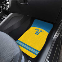 Sweden Ice Hockey Custom Car Mats Swedish Coat of Arms Design
