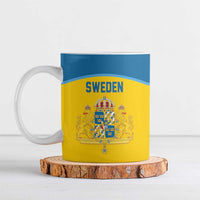 Sweden Ice Hockey Custom Ceramic Mug Swedish Coat of Arms Design