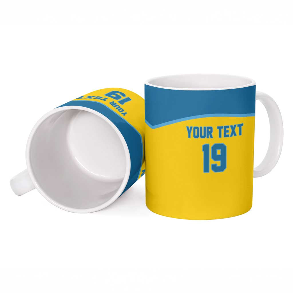 Sweden Ice Hockey Custom Ceramic Mug Swedish Coat of Arms Design