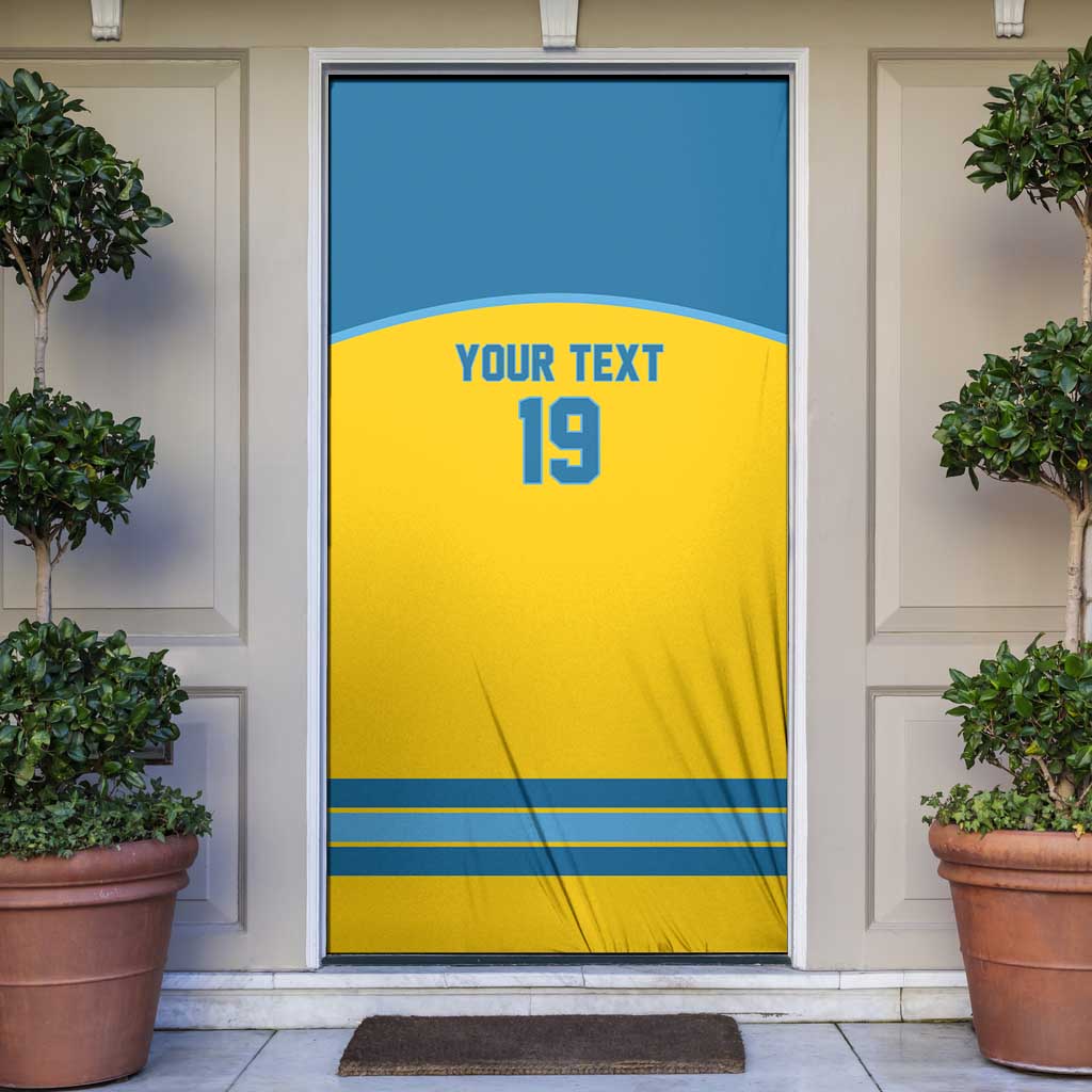 Sweden Ice Hockey Custom Door Cover Swedish Coat of Arms Design