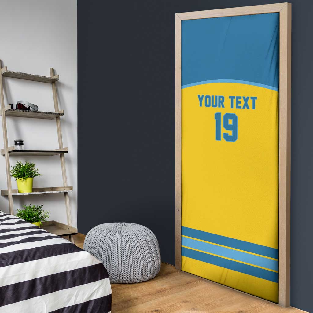 Sweden Ice Hockey Custom Door Cover Swedish Coat of Arms Design