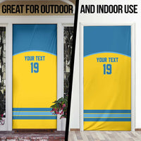 Sweden Ice Hockey Custom Door Cover Swedish Coat of Arms Design