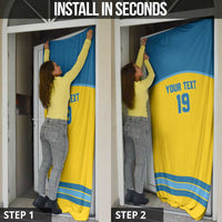 Sweden Ice Hockey Custom Door Cover Swedish Coat of Arms Design