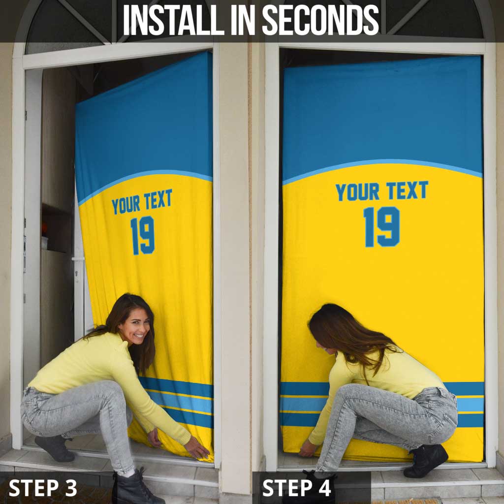 Sweden Ice Hockey Custom Door Cover Swedish Coat of Arms Design