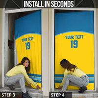 Sweden Ice Hockey Custom Door Cover Swedish Coat of Arms Design