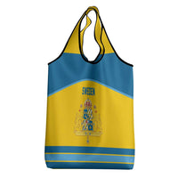 Sweden Ice Hockey Grocery Bag Swedish Coat of Arms Design