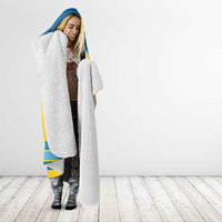Sweden Ice Hockey Hooded Blanket Swedish Coat of Arms Design